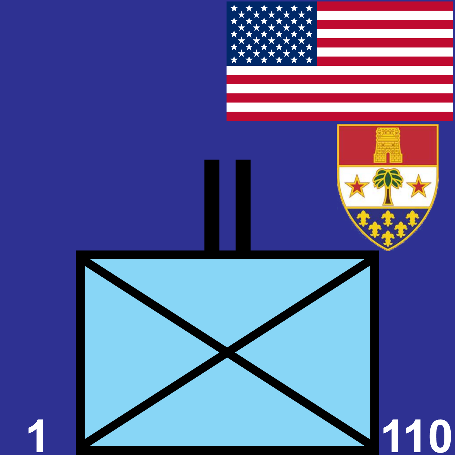 1st Battalion, 110th Infantry Regiment icon